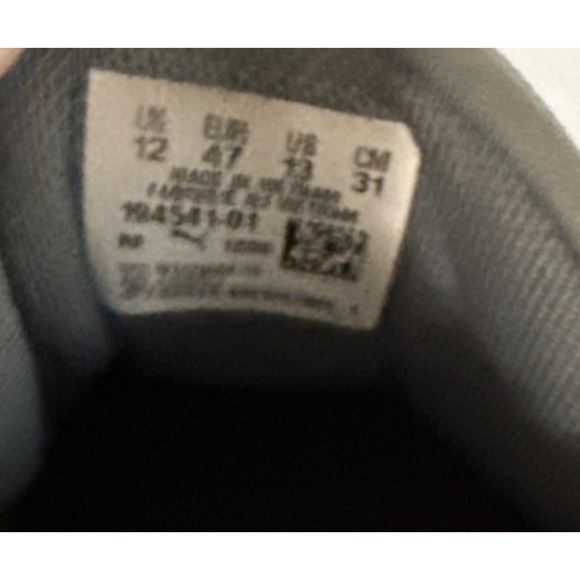 Puma Ignite Fasten8 Disc Golf Spike-less golf shoes Black/Gray/Gold Mens 12 - Picture 6 of 8